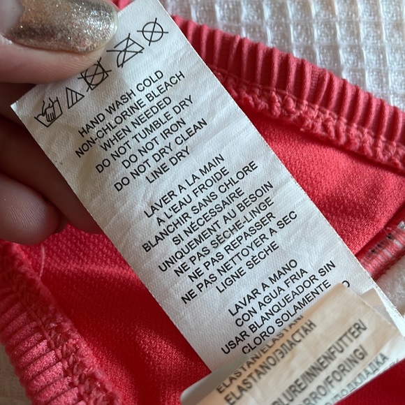 Women’s Two-Piece Bikini in coral pink color, size medium - Picture 7 of 12